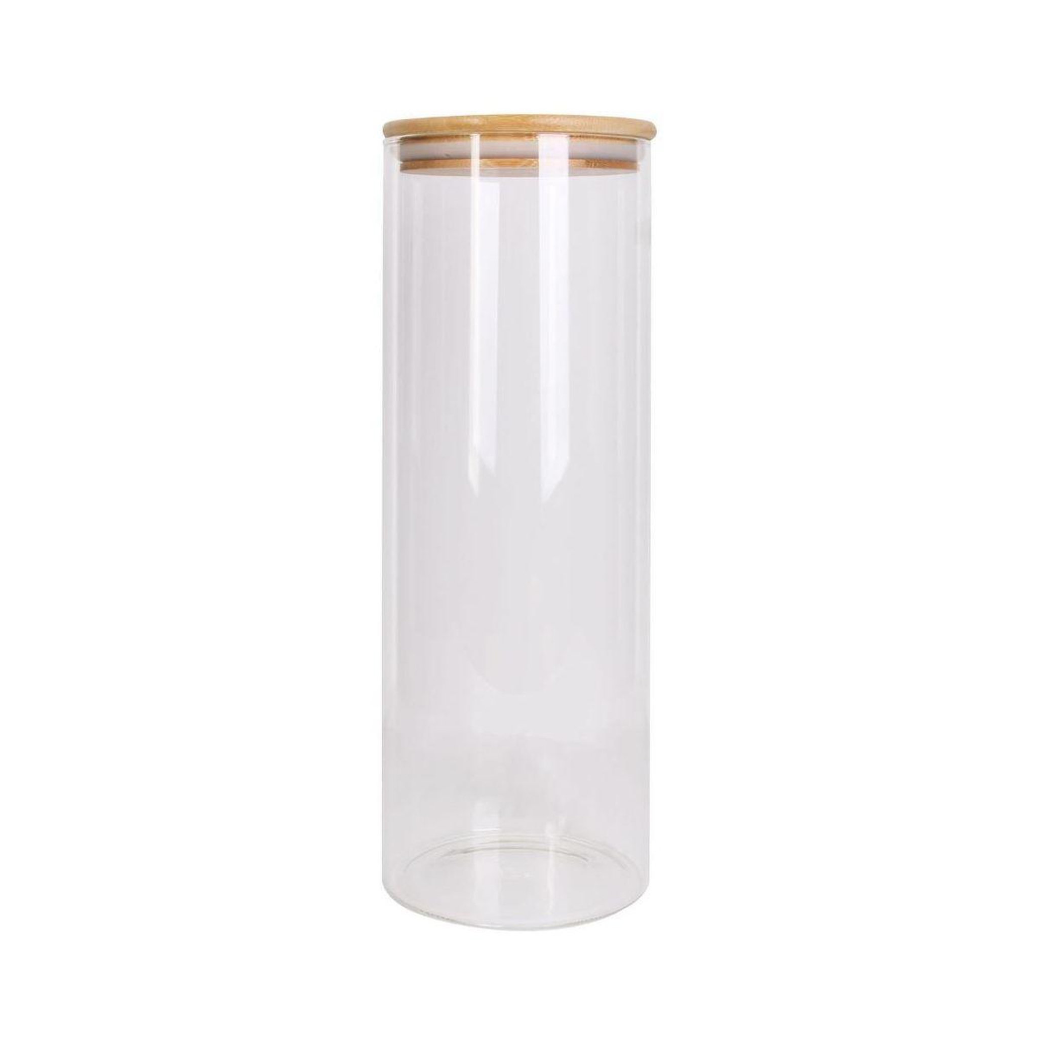 Voir la diapositive 1 : COOK CONCEPT Bocal en verre et bambou 2l
