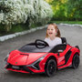 Voir la diapositive 2 : HOMCOM Voiture électrique enfants de sport supercar 12 V - V. max. 8 Km/h effets sonores + lumineux rouge