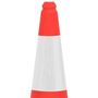 Voir la diapositive 4 : VIDAXL Cones de signalisation reflechissants a base lourde 4 pcs 75 cm