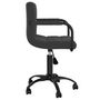 Voir la diapositive 5 : VIDAXL Chaises pivotantes a manger lot de 2 noir velours