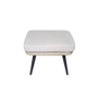 Voir la diapositive 6 : CONCEPT USINE Ensemble d'extérieur : fauteuil suspendu effet rotin et repose-pieds avec coussin beige JANE