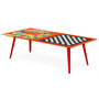 Voir la diapositive 3 : Paris Prix Table Basse 2 Covers  Kid  120cm Rouge