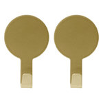 Paris Prix Lot de 2 Crochets Adhésifs  Fixeo  7cm Or