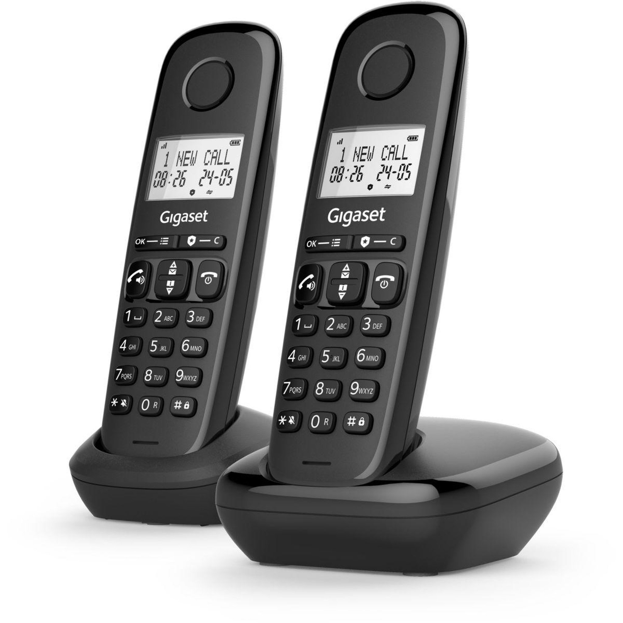 Voir la diapositive 2 : GIGASET Téléphone sans fil BASIC 100 DUO