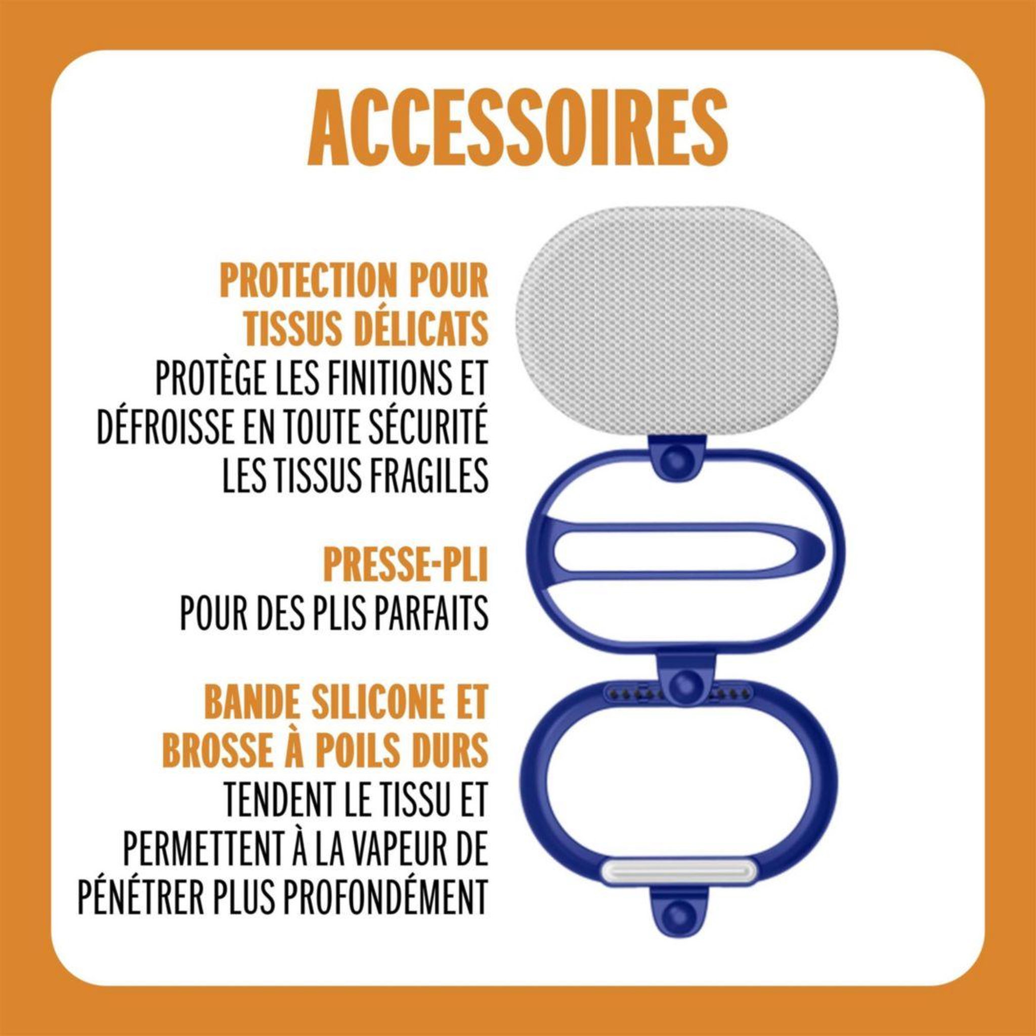 Voir la diapositive 3 : CONAIR Défroisseur vapeur Steam & Iron Turbo 2 en 1