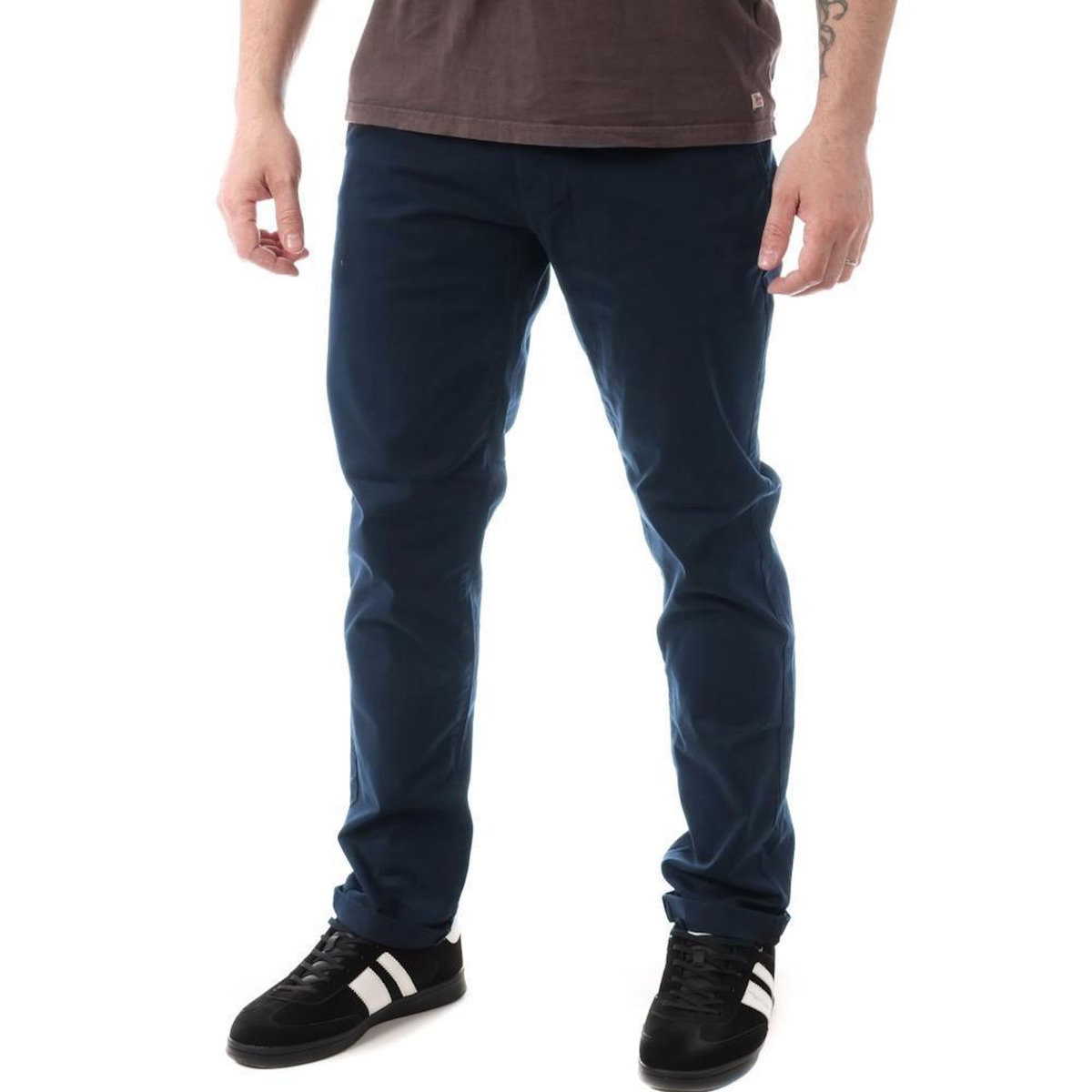 PANAME BROTHERS Pantalon Chino  Foncé Homme Paname Brothers Costa1