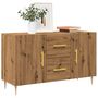 Voir la diapositive 1 : VIDAXL Buffet chene artisanal 100x36x60 cm bois d'ingenierie