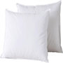 Voir la diapositive 2 : Home collection Lot de 2 oreillers en 100% coton et plume de canard blanc