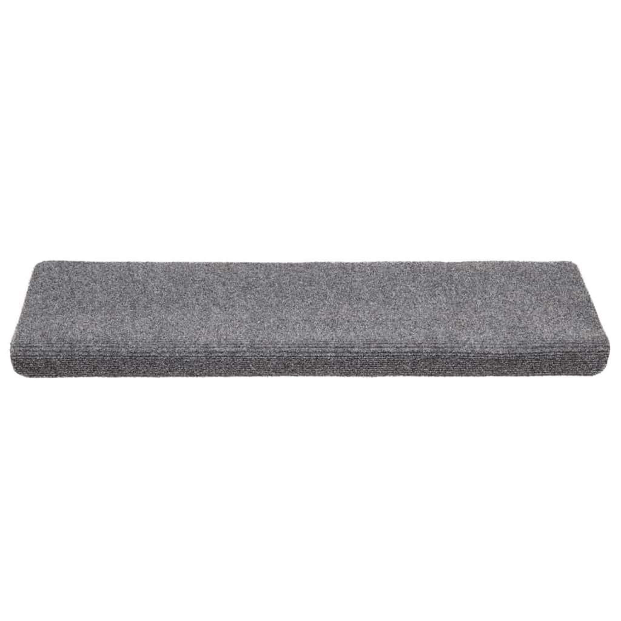 Voir la diapositive 3 : VIDAXL Tapis d'escalier autocollant 20 pcs gris clair 65x21x4 cm