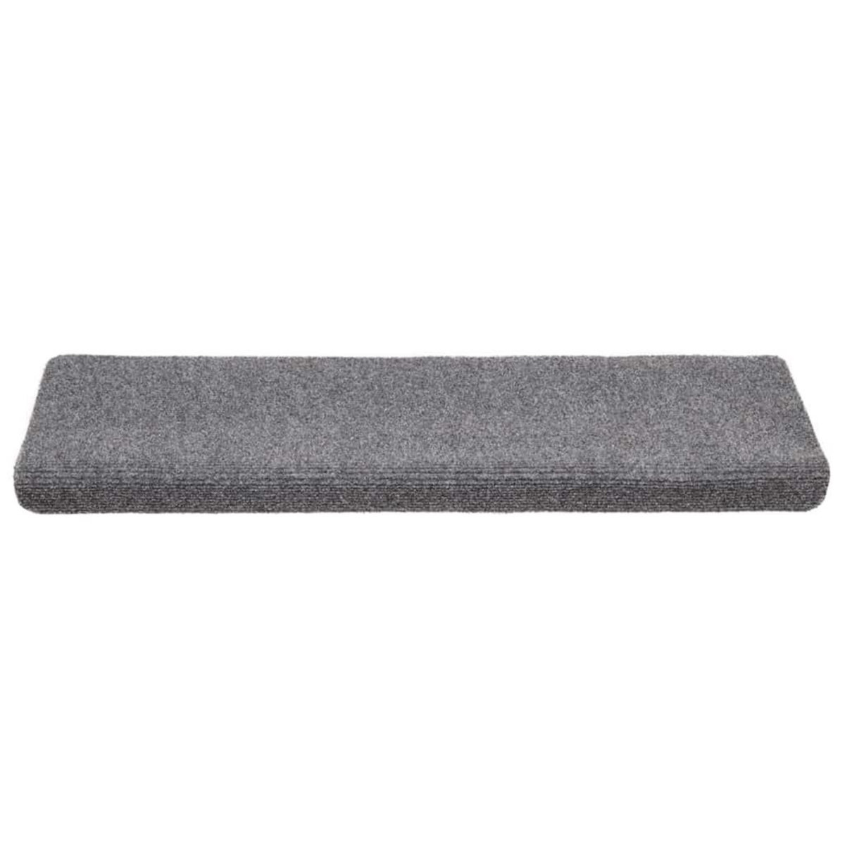 VIDAXL Tapis d'escalier autocollant 20 pcs gris clair 65x21x4 cm