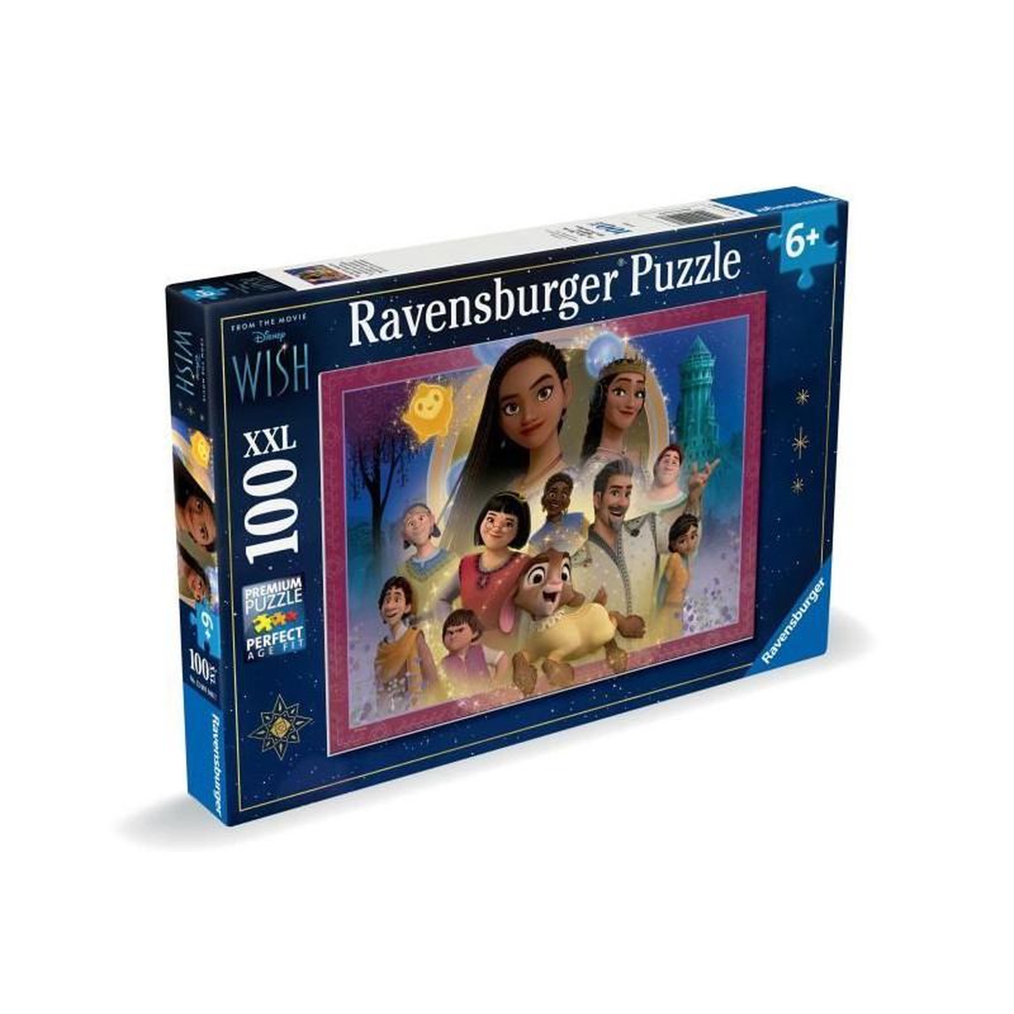 Voir la diapositive 3 : RAVENSBURGER Puzzle 100 pièces XXL - Disney Wish, Le Royaume des Souhaits - Ravensburger - Dès 6 ans