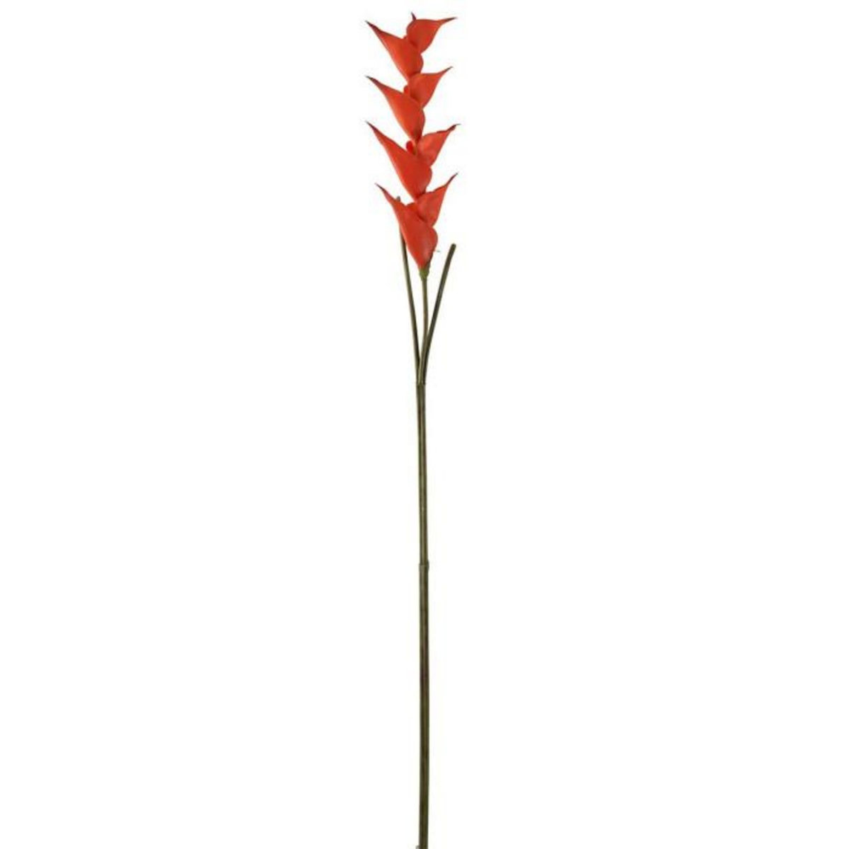 Paris Prix Fleur Artificielle  Heliconia  141cm Orange