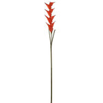Paris Prix Fleur Artificielle  Heliconia  141cm Orange