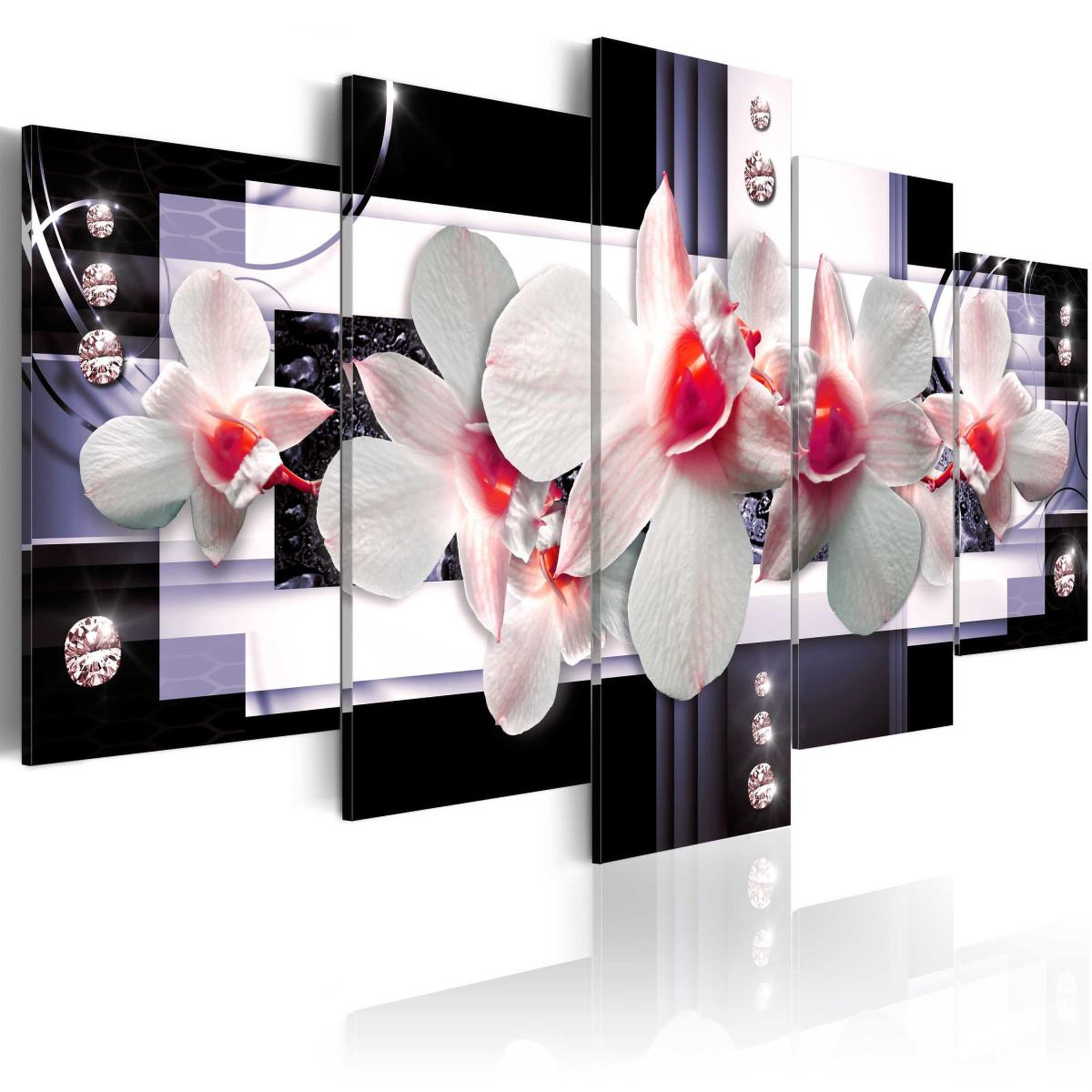 Voir la diapositive 1 : Paris Prix Tableau imprimé  raspberry accent