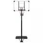 VIDAXL Support de basket-ball Transparent 256-361 cm Polycarbonate