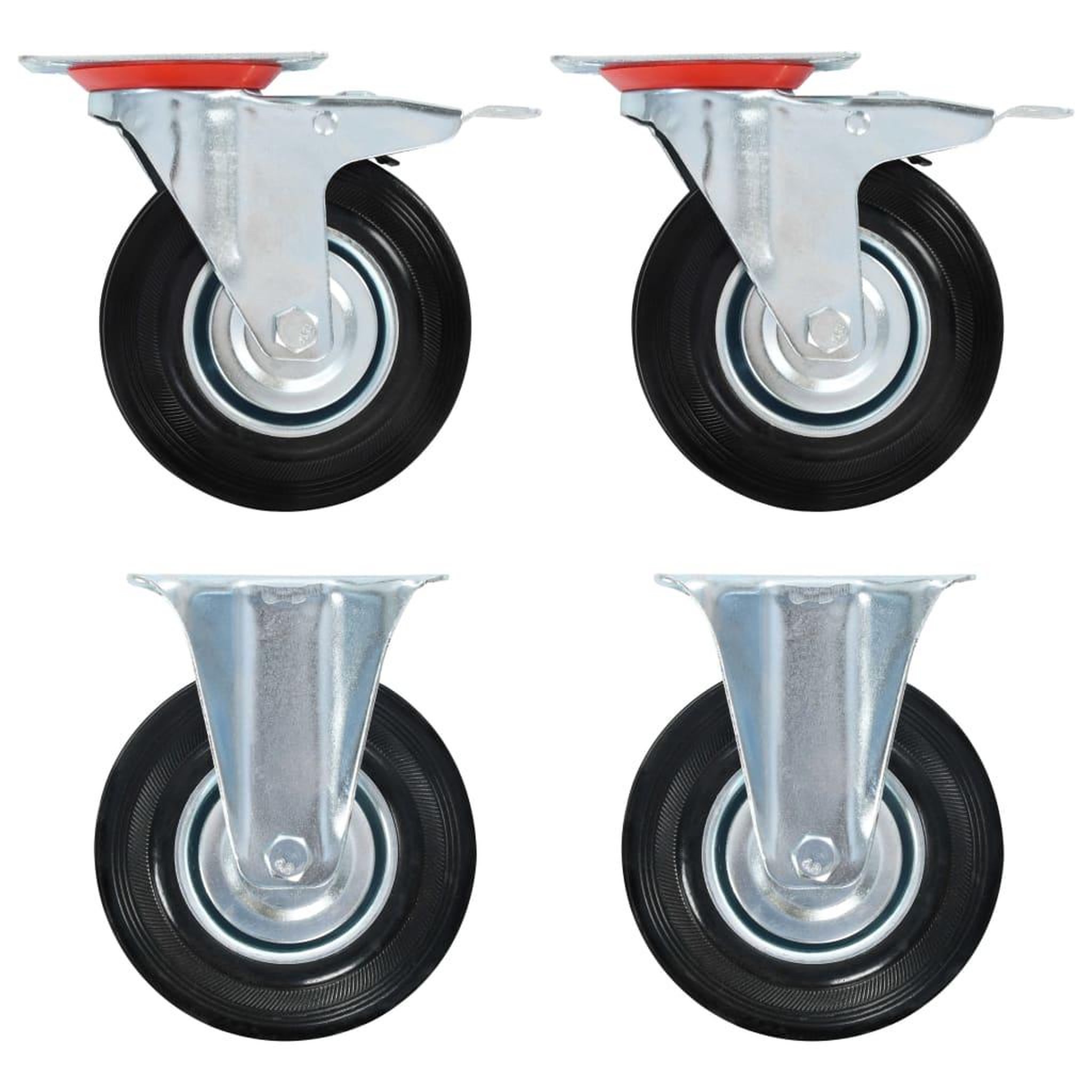 VIDAXL Roulettes 4 pcs 125 mm