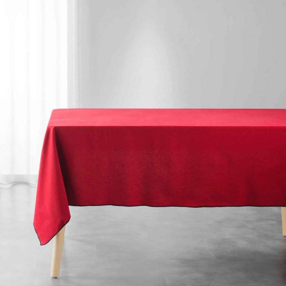 Paris Prix Nappe en Coton  Mistraline  140x240cm Bordeaux