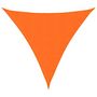Voir la diapositive 2 : VIDAXL Voile de parasol tissu oxford triangulaire 4,5x4,5x4,5 m orange