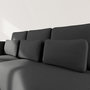 Voir la diapositive 4 : LISA DESIGN Mahina - canapé d'angle gauche 4 places convertible avec coffre en velours côtelé