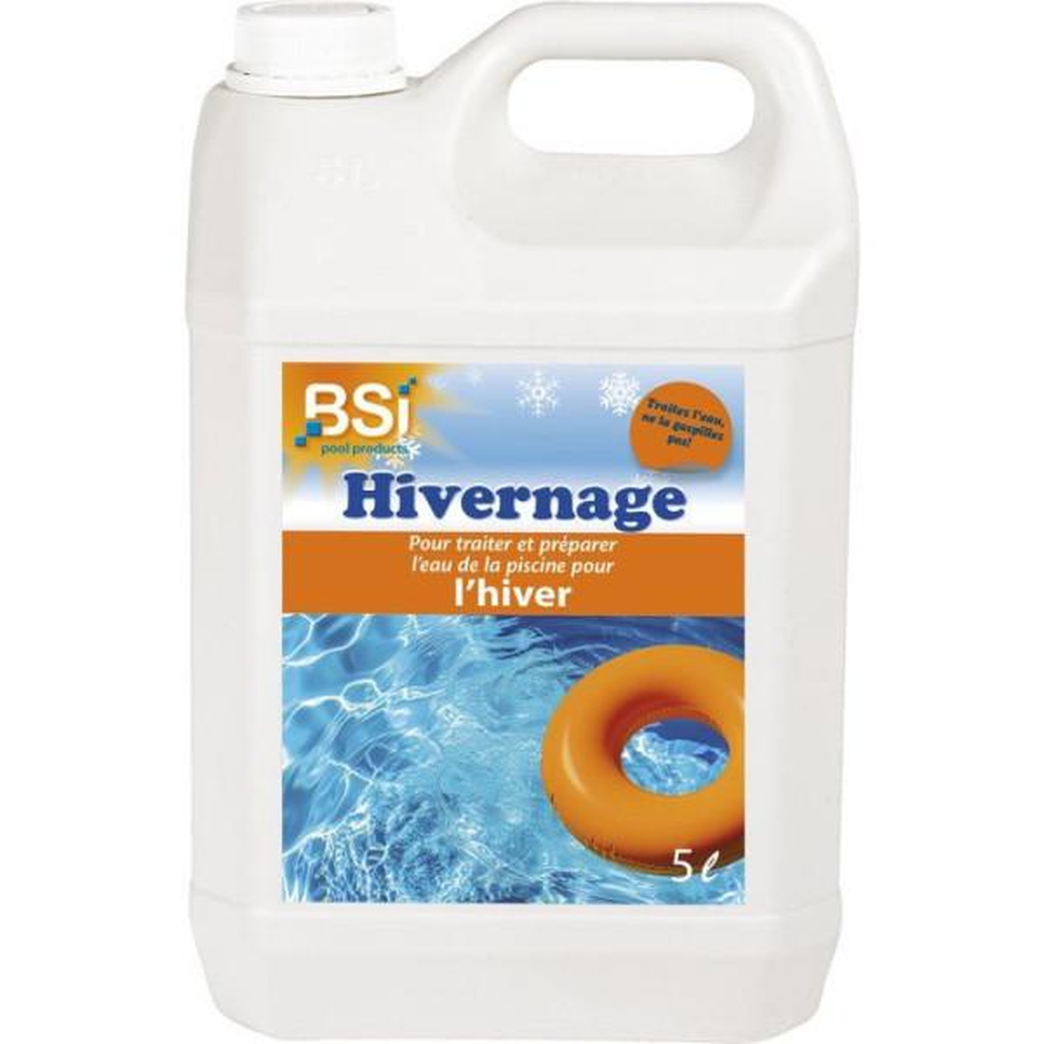 Bsi Produit hivernage piscine - bsi - hivernage liquide 5 l - protection hiver - anti dépôts - eau piscine