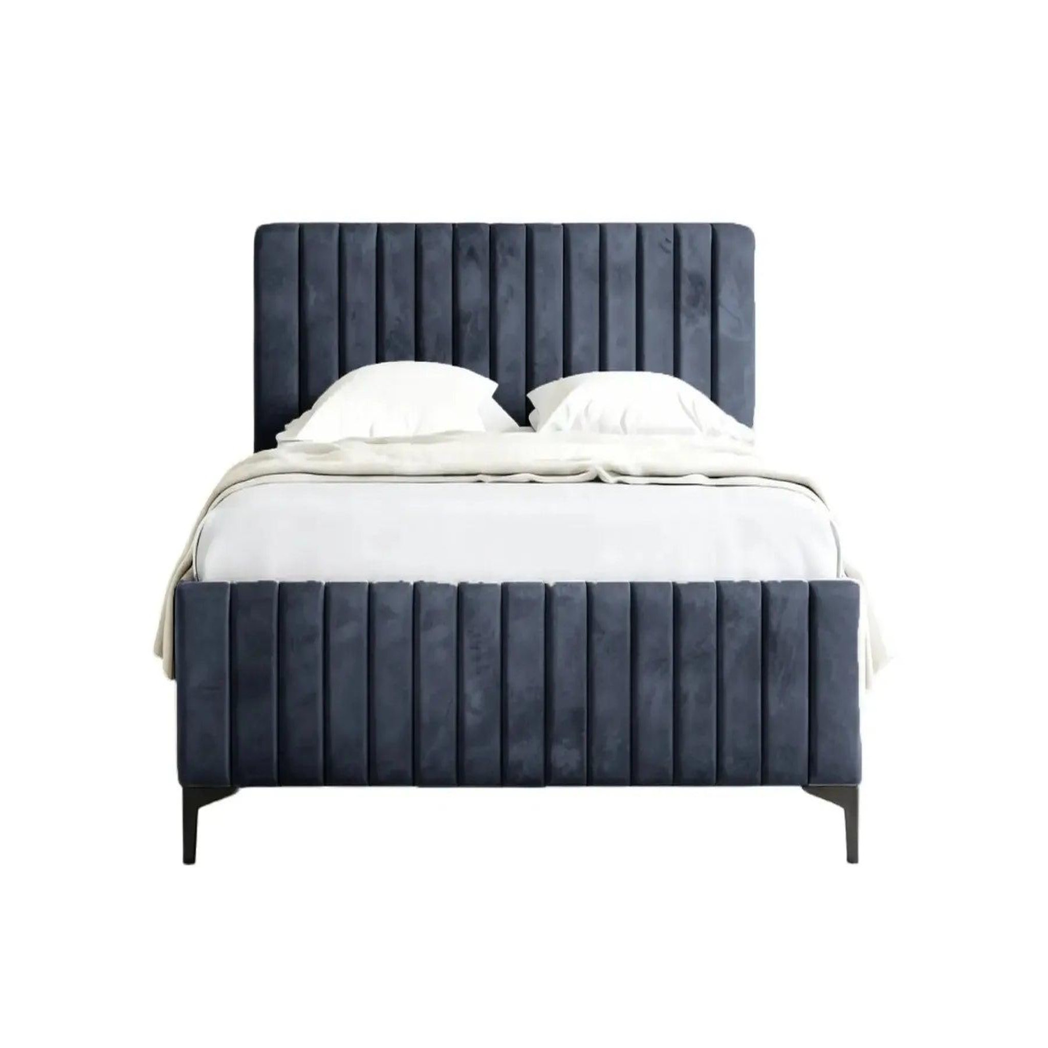 Voir la diapositive 1 : CASANOVA PARIS Eden - lit coffre tissu velours