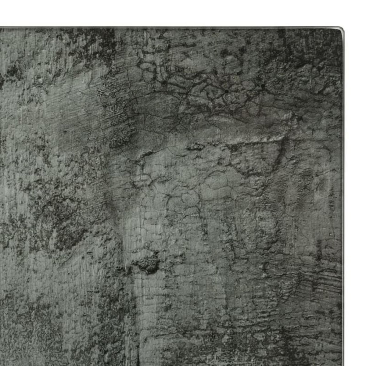 VIDAXL Planches à découper 2 pcs motif de béton Verre trempé