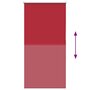 Voir la diapositive 5 : VIDAXL Store enrouleur occultant rouge largeur du tissu 70,7 cm