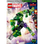 LEGO Marvel 76241 L&rsquo;Armure Robot de Hulk, Figurine Avengers, Jouet de Construction, Super-Héros à Collectionner,