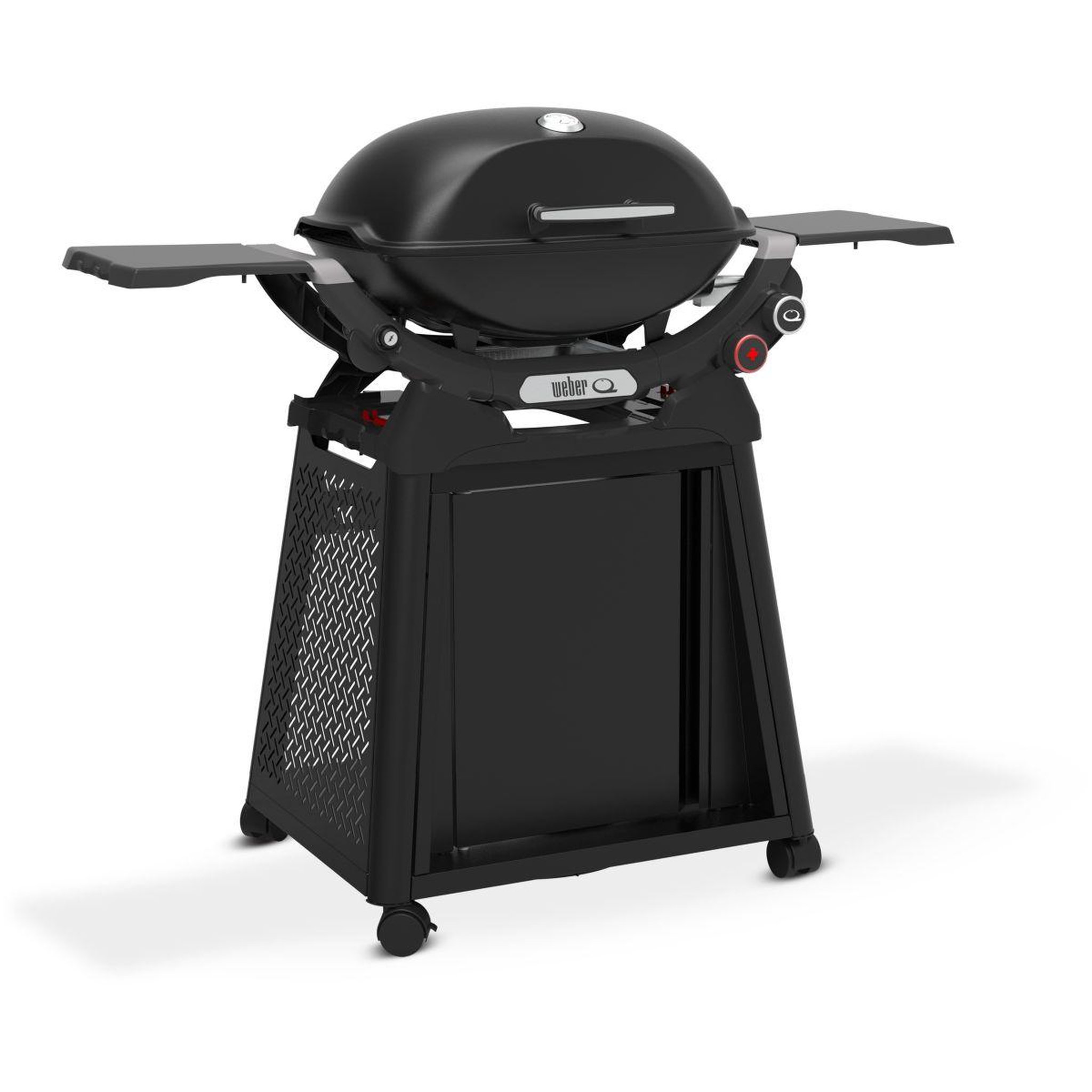 Voir la diapositive 3 : Weber Barbecue gaz q 2800n black, sur chariot, 2 brûleurs, surface de cuisson 51x41 cm