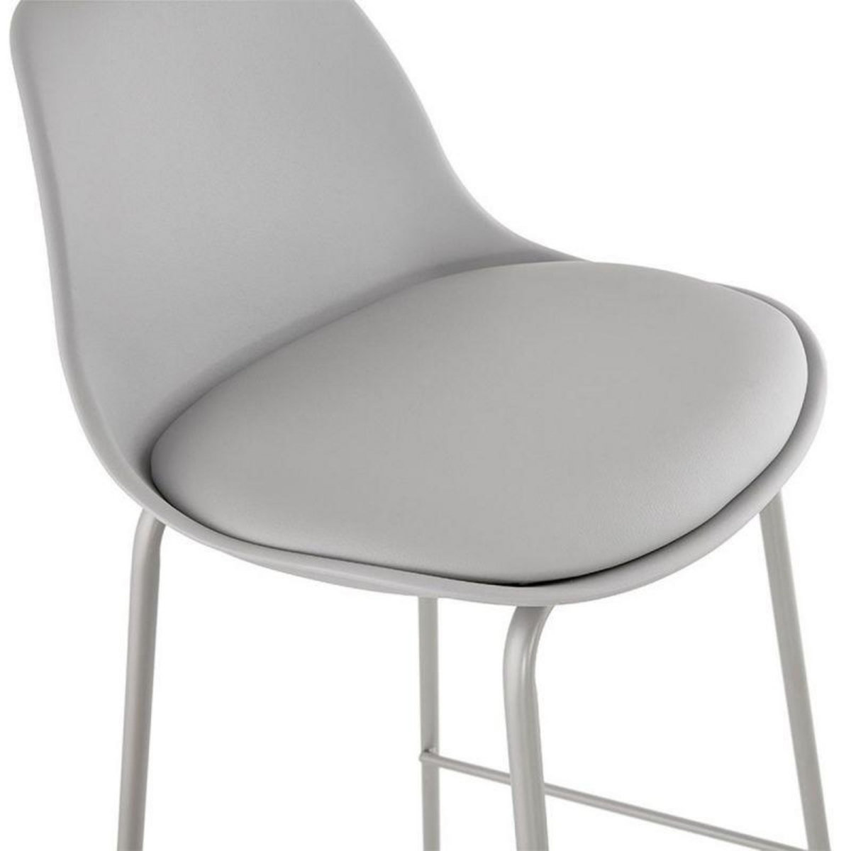 Paris Prix Tabouret de Bar Design en Métal  Funty  95cm Gris