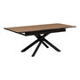 Voir la diapositive 1 : ATMOSPHERA Table à manger extensible pour 6 personnes SANDRI - Marron