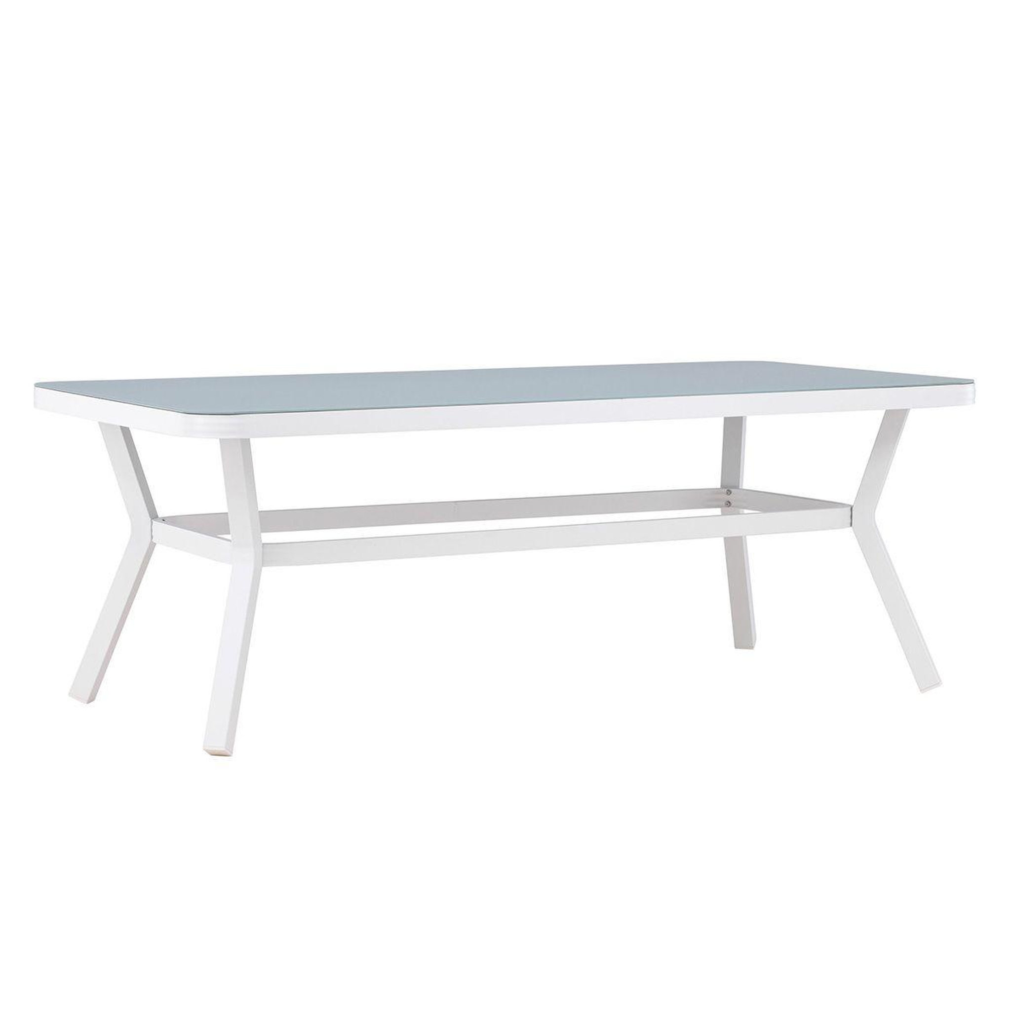 Paris Prix Table de jardin  virya  200cm blanc & gris