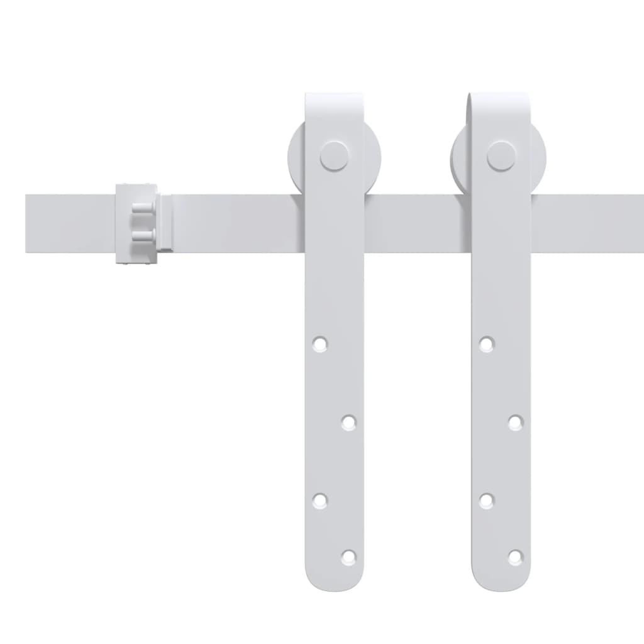 Voir la diapositive 3 : VIDAXL Kit mini de porte d'armoire coulissante Acier au carbone 200 cm