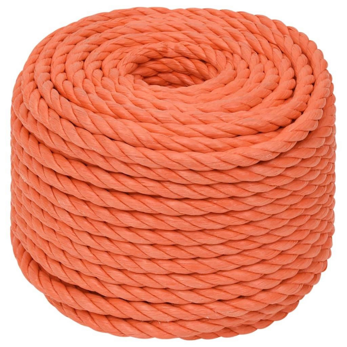 VIDAXL Corde de travail Orange 10 mm 50 m Polypropylene