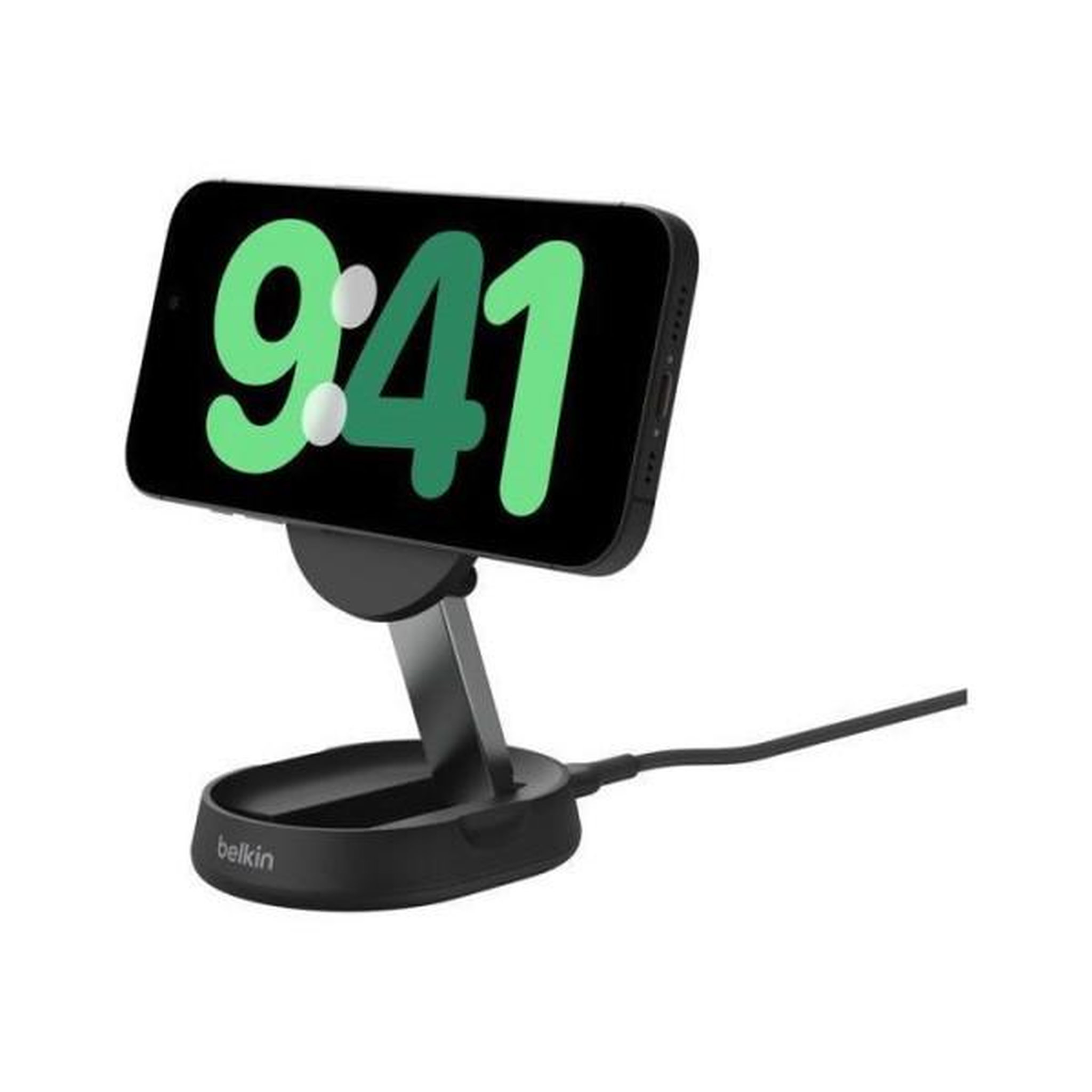 Voir la diapositive 6 : Belkin Chargeur induction support recharge 15w 2 en 1 pliable