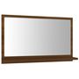 Voir la diapositive 2 : VIDAXL Miroir de bain Chene marron 60x10,5x37 cm Bois d'ingenierie