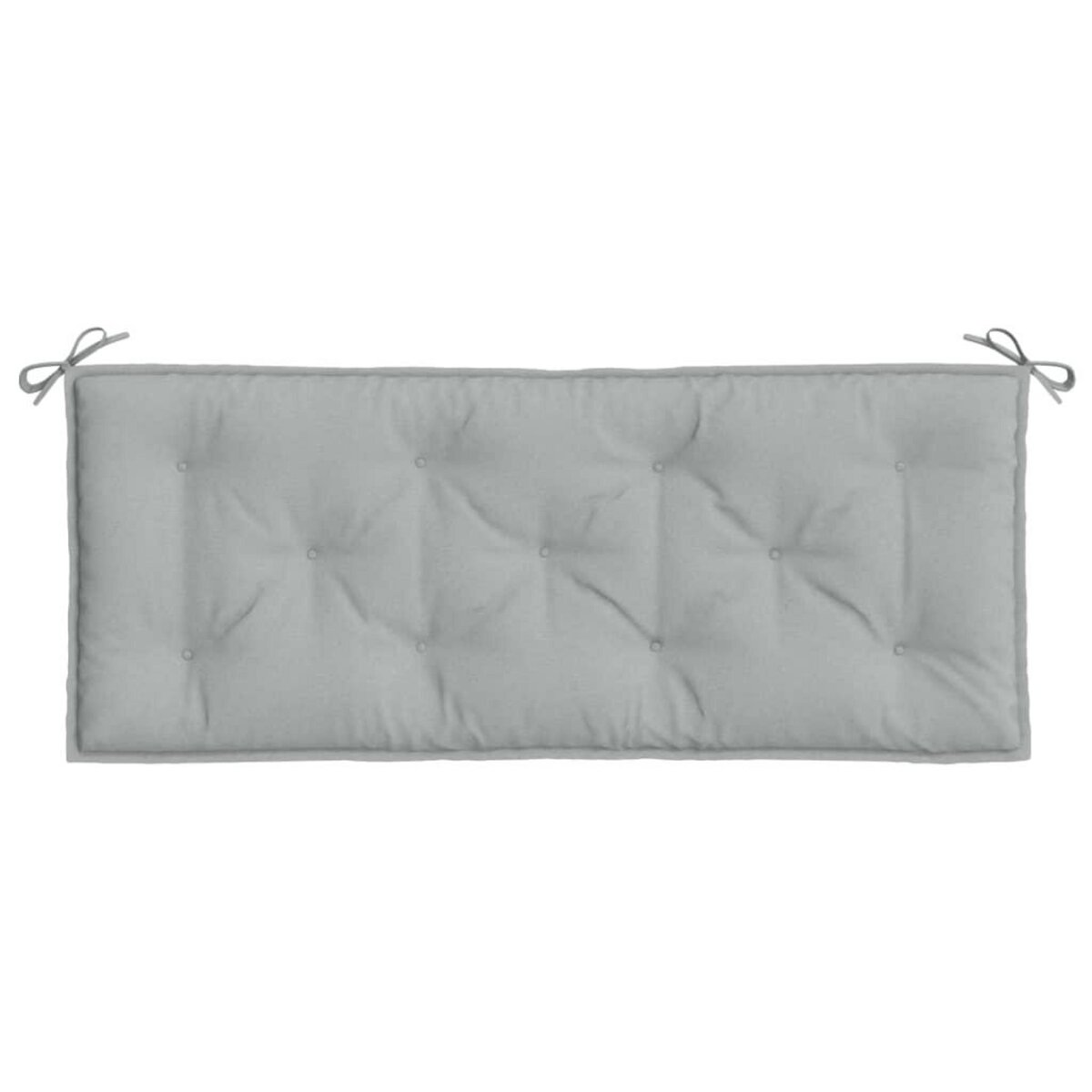 VIDAXL Coussin de banc de jardin gris clair melange 120x50x7 cm tissu