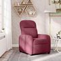 Voir la diapositive 1 : VIDAXL Fauteuil inclinable Rouge bordeaux Tissu