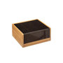 Voir la diapositive 1 : FIVE Boîte à Thé 6 Compartiments  Blackbamboo  22cm Noir