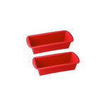 DR.OETKER Ensemble de 2 Moules à cakes en silicone 24 cm Dr Oetker Flexxibel Love