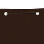 Voir la diapositive 3 : VIDAXL Ecran de balcon Marron 120x240 cm Tissu Oxford