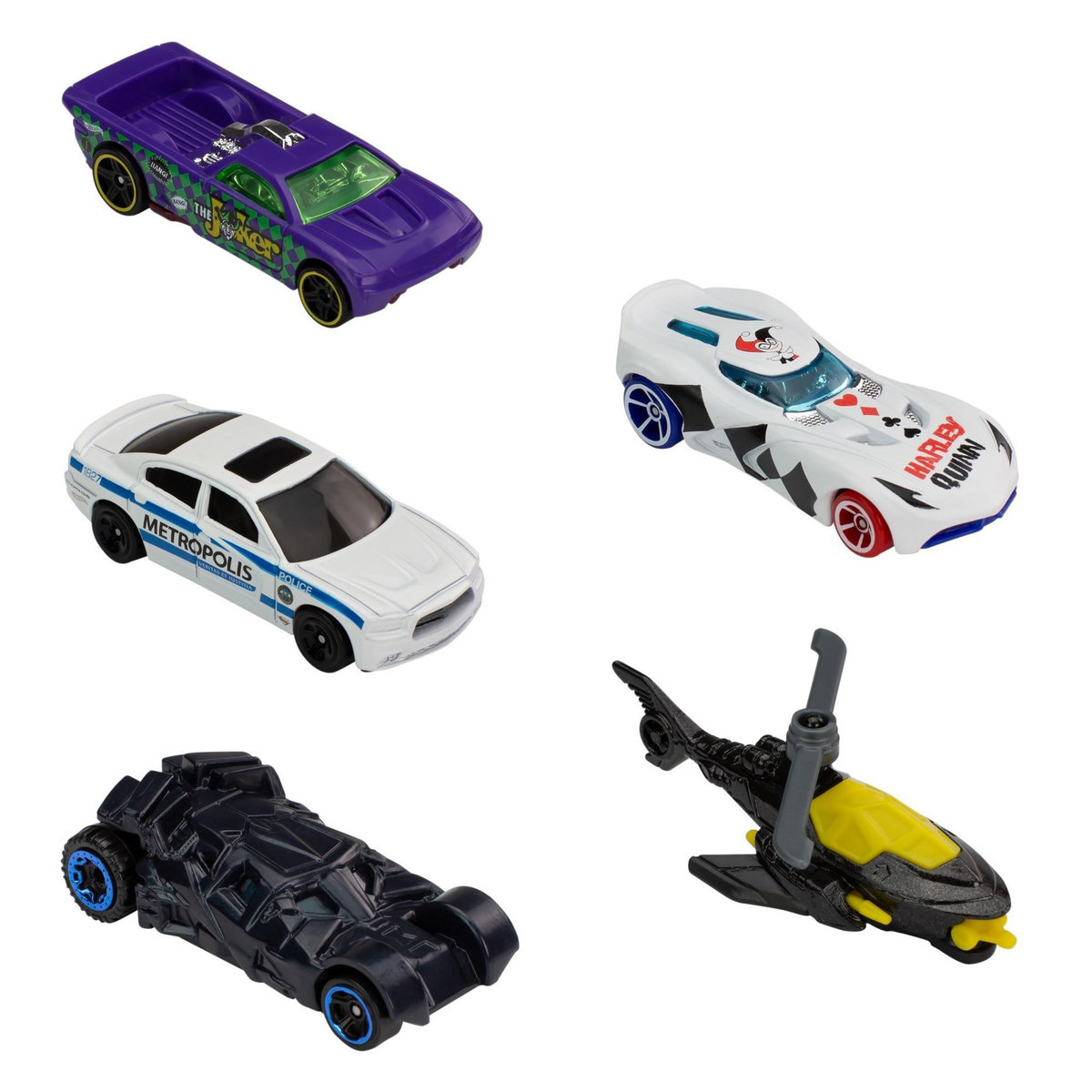 MATTEL Coffret de 5 véhicules Hot Wheels