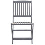 Voir la diapositive 4 : VIDAXL Chaises pliables d'exterieur lot de 2 et coussins Bois d'acacia