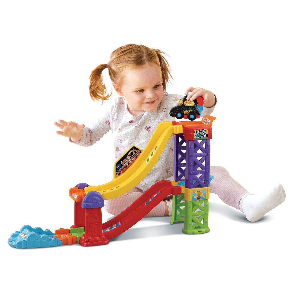 VTECH Tremplin cascades de l'extrême + Lucas, Roi du championnat - Tut Tut Bolides