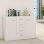 Voir la diapositive 1 : VIDAXL Buffet Blanc 88x30x65 cm Bois d'ingenierie