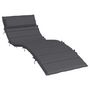 Voir la diapositive 2 : VIDAXL Coussin de chaise longue anthracite 180x60x3 cm tissu oxford