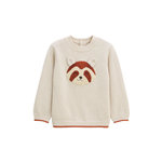 Petit Béguin Pull enfant en tricot Gustin. Coloris disponibles : Beige