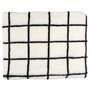 Voir la diapositive 2 : Paris Prix Plaid Sherpa à Carreaux  Crush  130x160cm Blanc