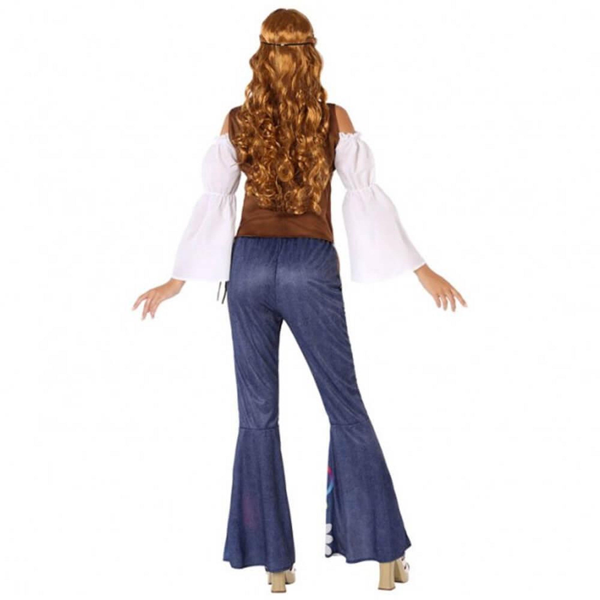 Voir la diapositive 3 : ATOSA Déguisement Hippie - Femme - Taille M/L - M/L