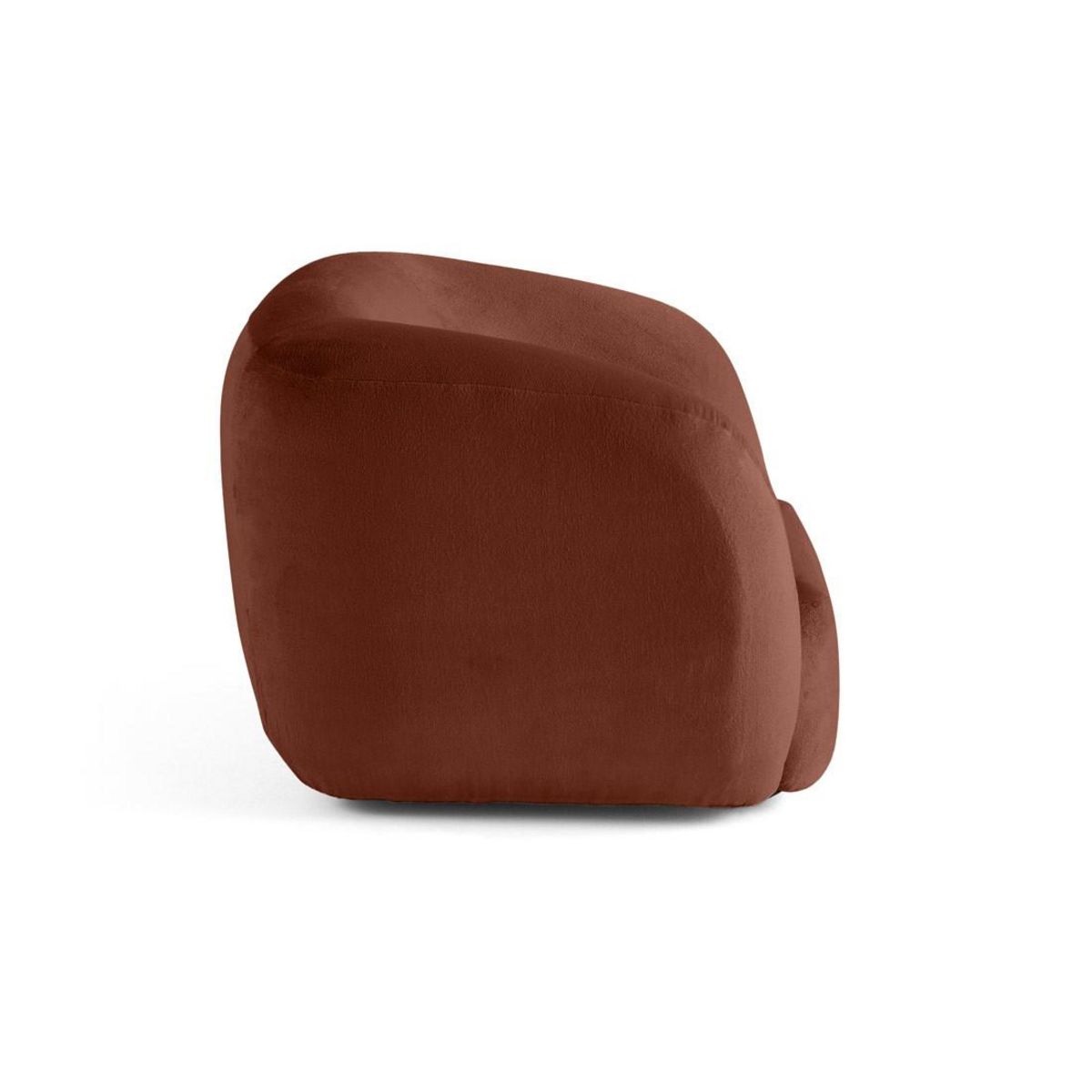 LISA DESIGN Ernee - fauteuil cocon - en velours